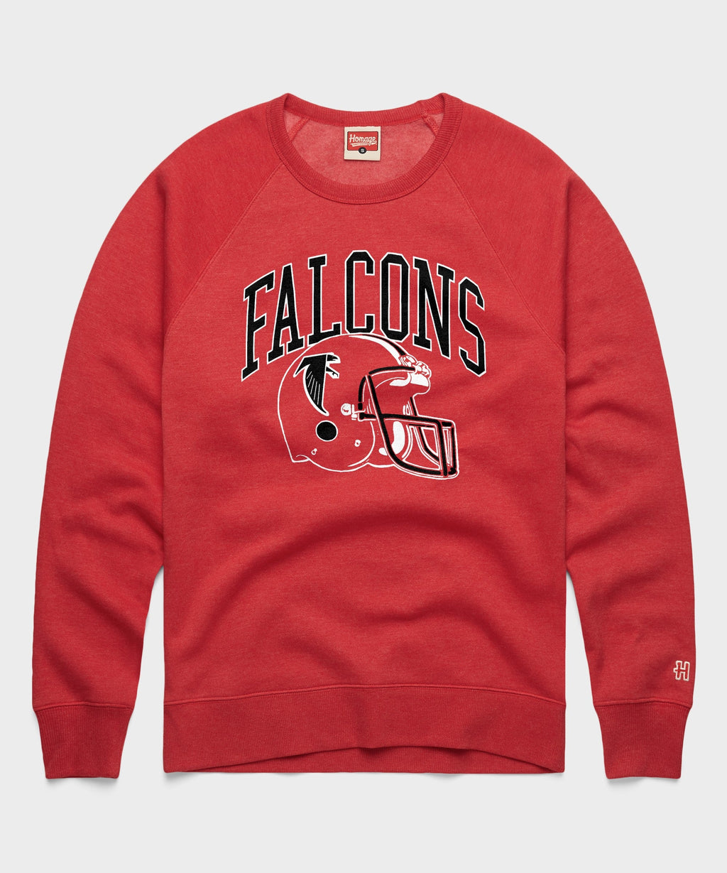 Atlanta Falcons Helmet Retro Crewneck product image 1