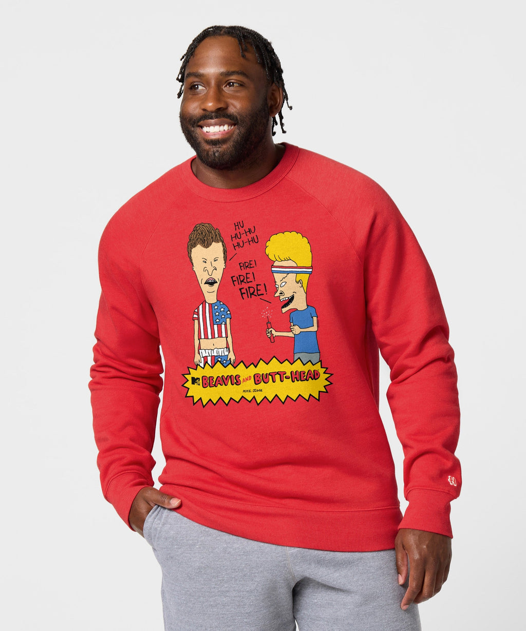Beavis And Butt-Head Fireworks Crewneck product image 3
