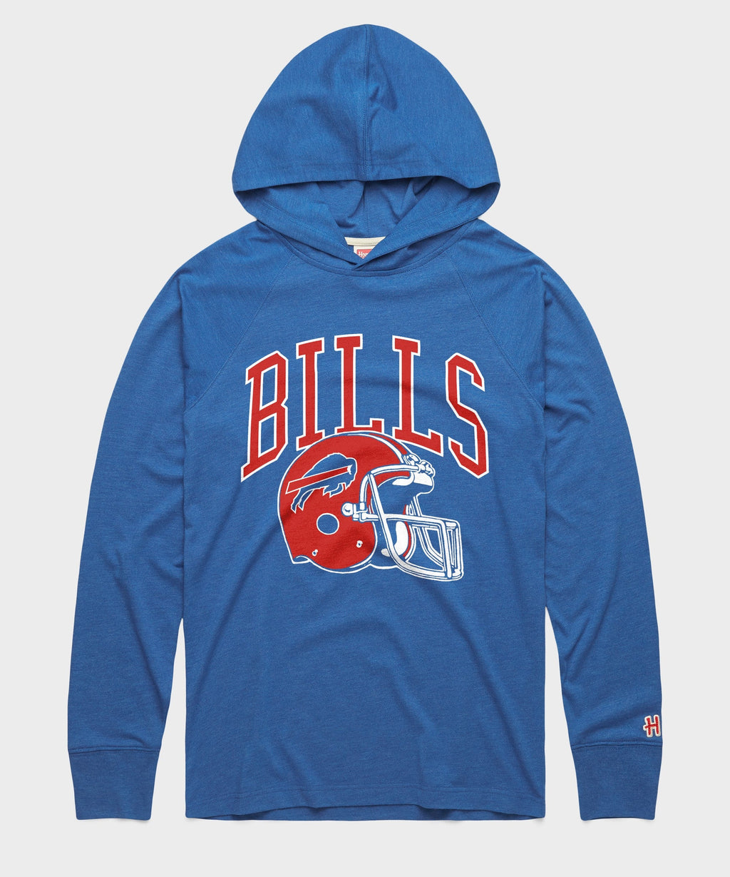 Buffalo Bills Helmet Retro Lightweight Hoodie product image 1
