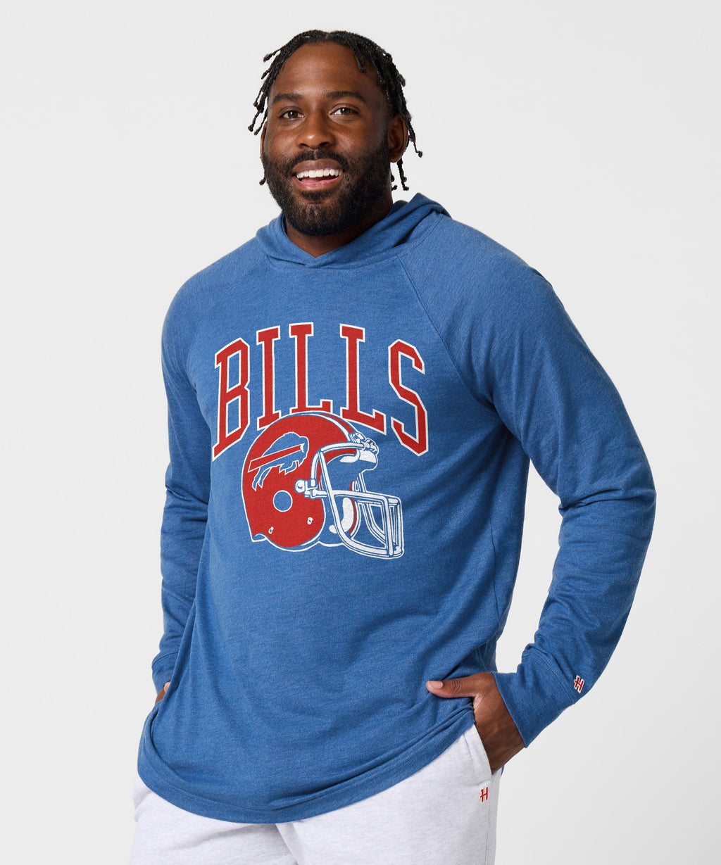 Buffalo Bills Helmet Retro Lightweight Hoodie product image 3