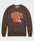 Cleveland Browns Helmet Retro Crewneck product image 1