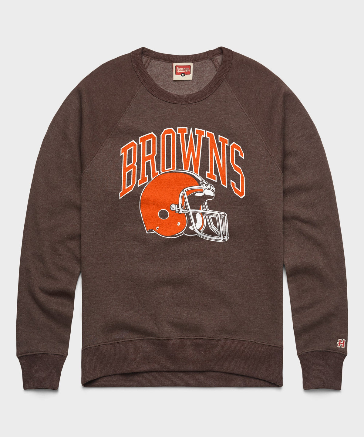 Cleveland Browns Helmet Retro Crewneck product image 1