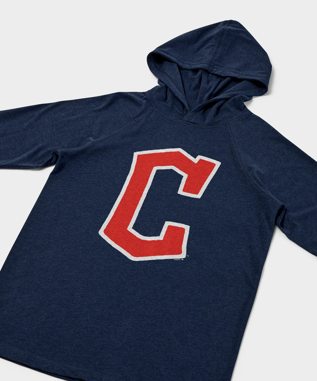 Cleveland Guardians Cap Logo '22 Lightweight Hoodie
