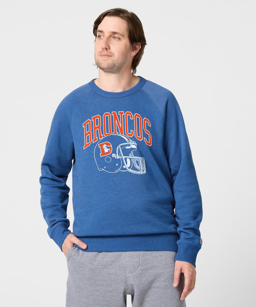 Denver Broncos Helmet Retro Crewneck product image 3