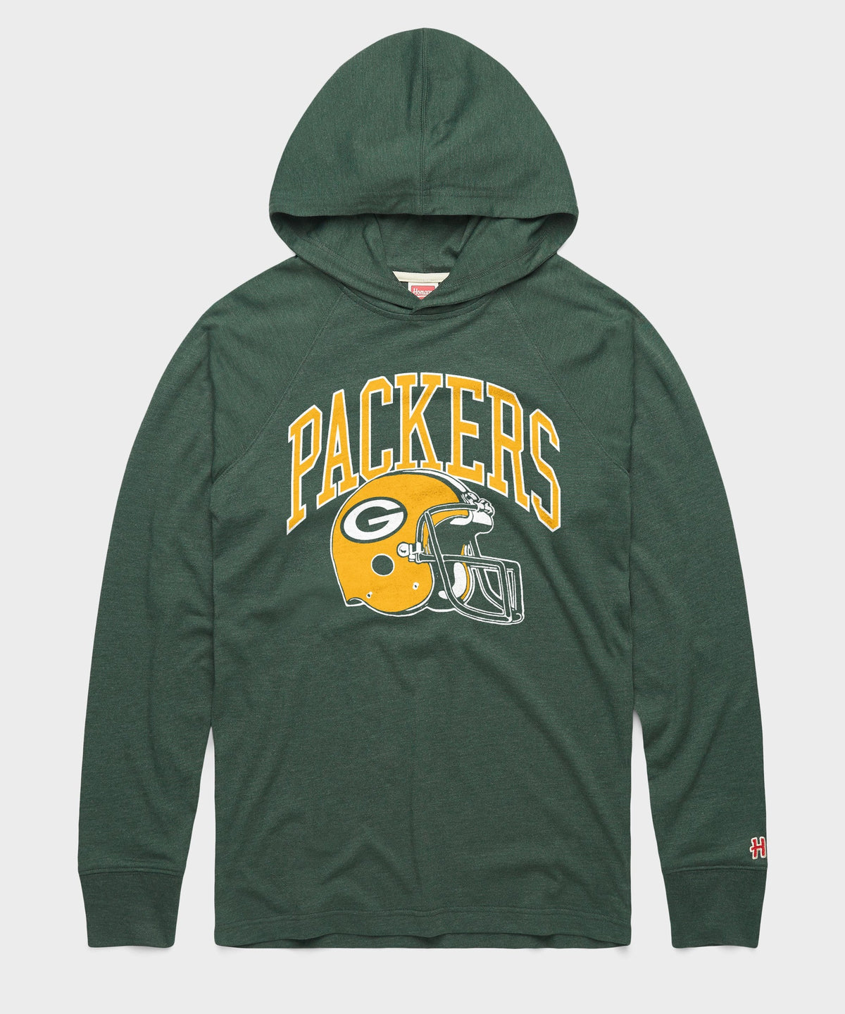 Green Bay Packers Helmet Lightweight Hoodie product image 1