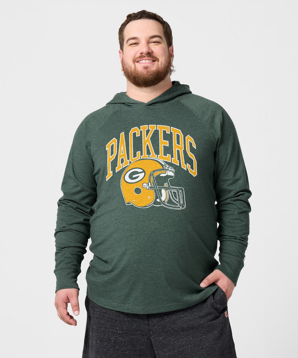 Green Bay Packers Helmet Lightweight Hoodie product image 3