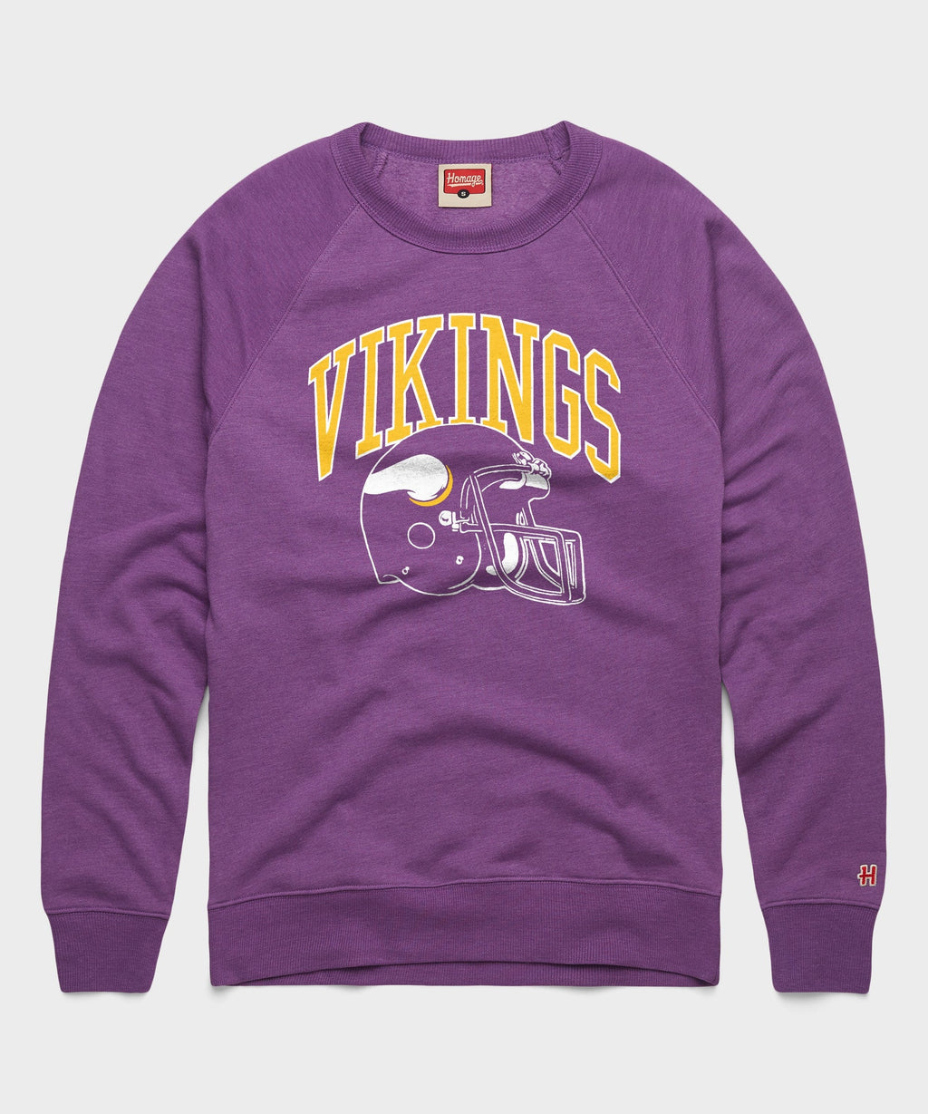 Minnesota Vikings Helmet Crewneck product image 1