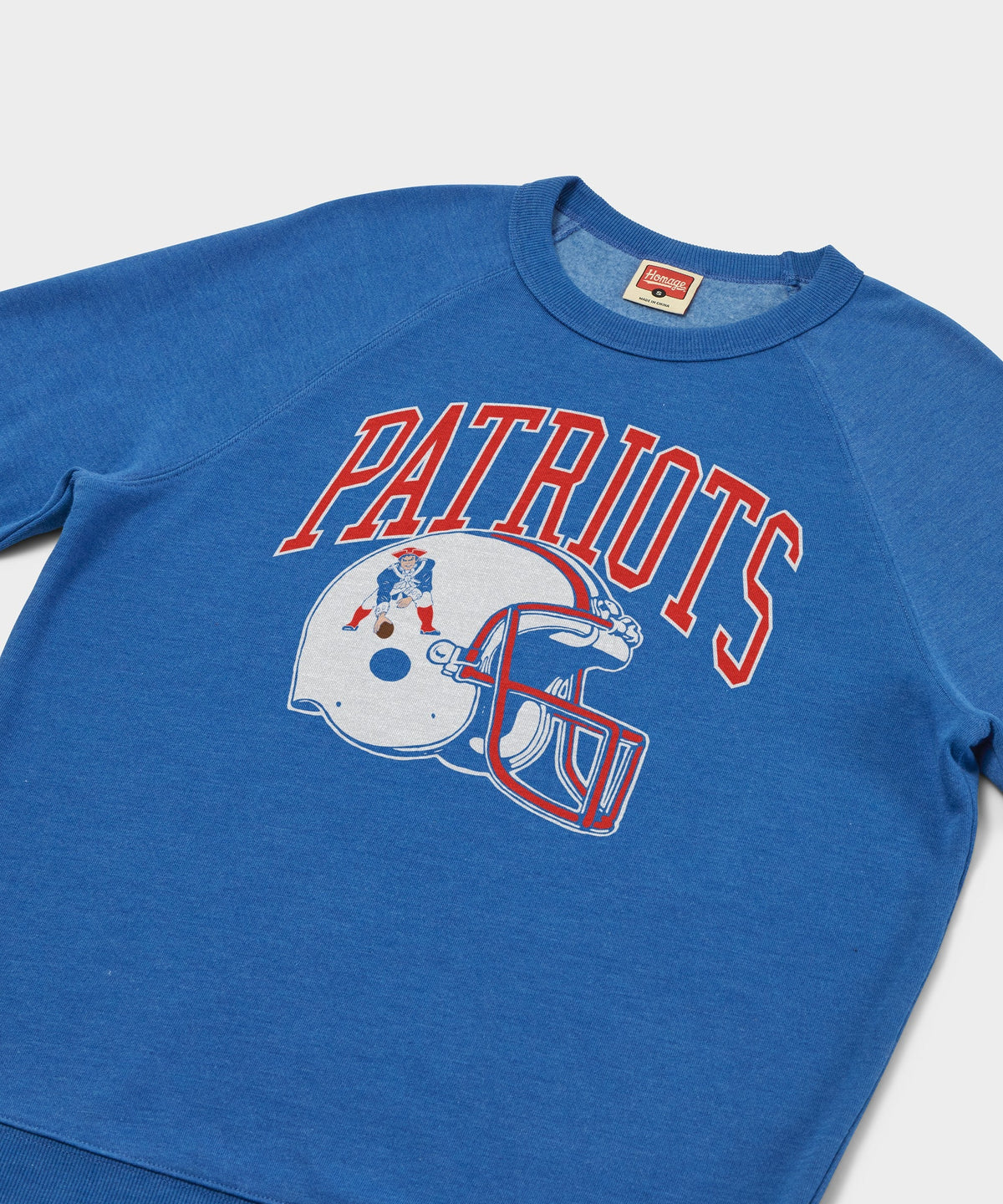 New England Patriots Helmet Retro Crewneck product image 2