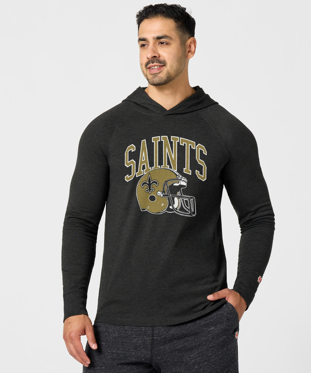 New Orleans Saints Helmet Lightweight Hoodie product image 3