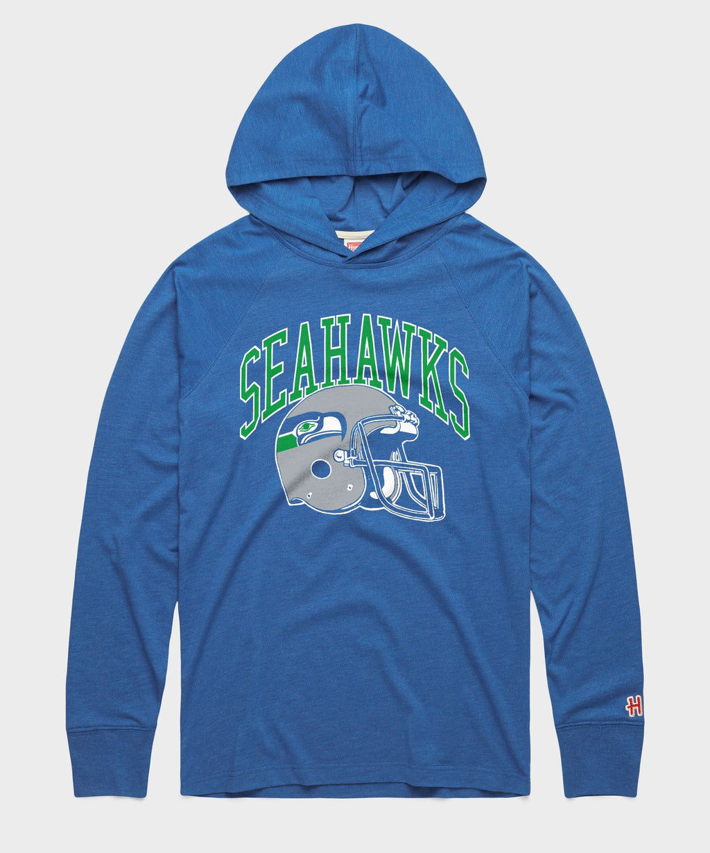 Seattle Seahawks Helmet Retro Lightweight Hoodie product image 1